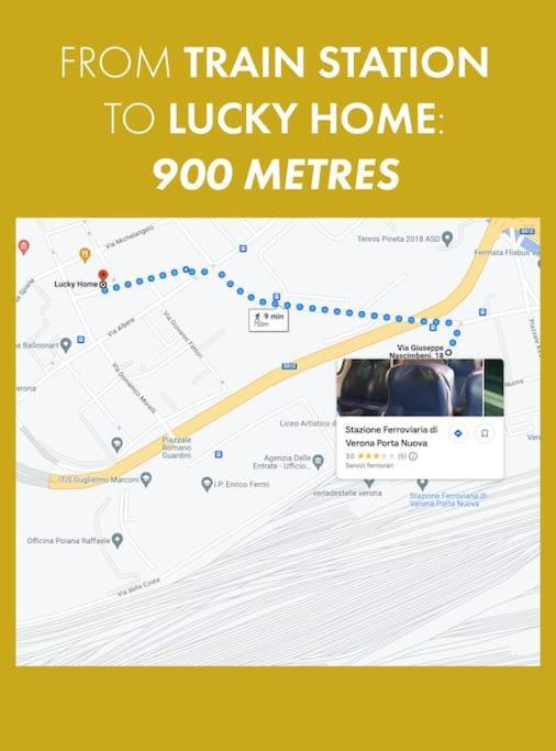 Lucky Home Near Train Station And City Center Verona Ngoại thất bức ảnh